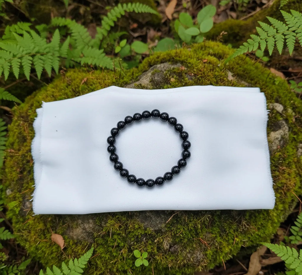 Black Premium Tourmaline Crystal Bracelet Men & Women