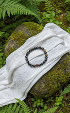 Charcoal Premium Sulemani Crystal Bracelet Men & Women