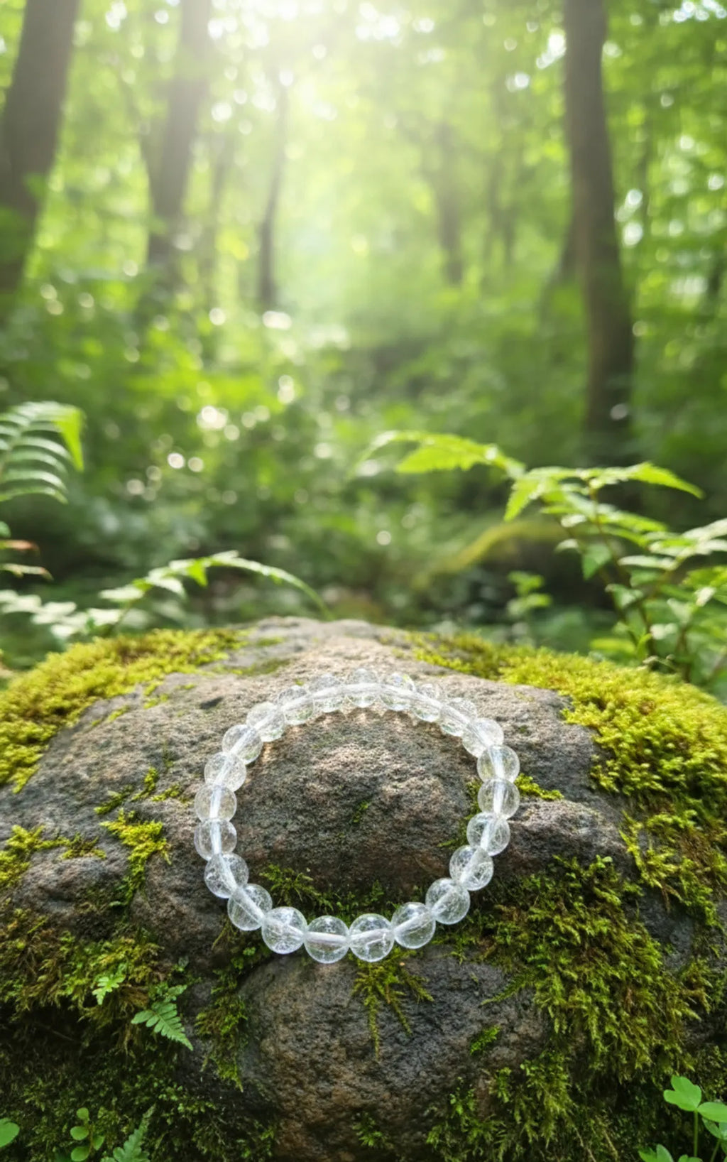 Clear Premium Quartz Crystal Bracelet Men & Women