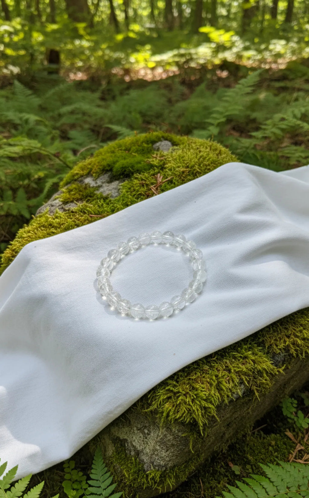 Clear Premium Quartz Crystal Bracelet Men & Women