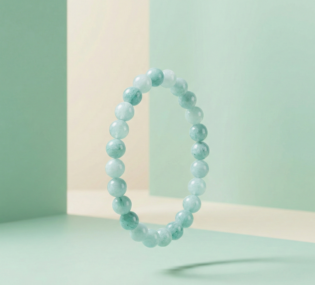 Aquamarine Premium Crystal Bracelet Men & Women