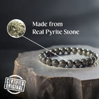 Natural Premium Pyrite Crystal Bracelet Men & Women