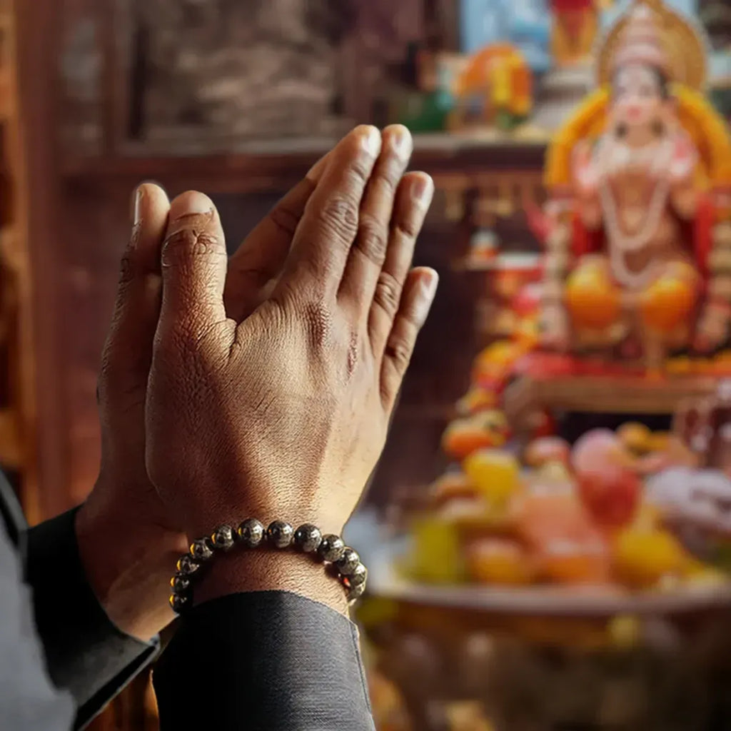 Natural Premium Pyrite Crystal Bracelet Men & Women