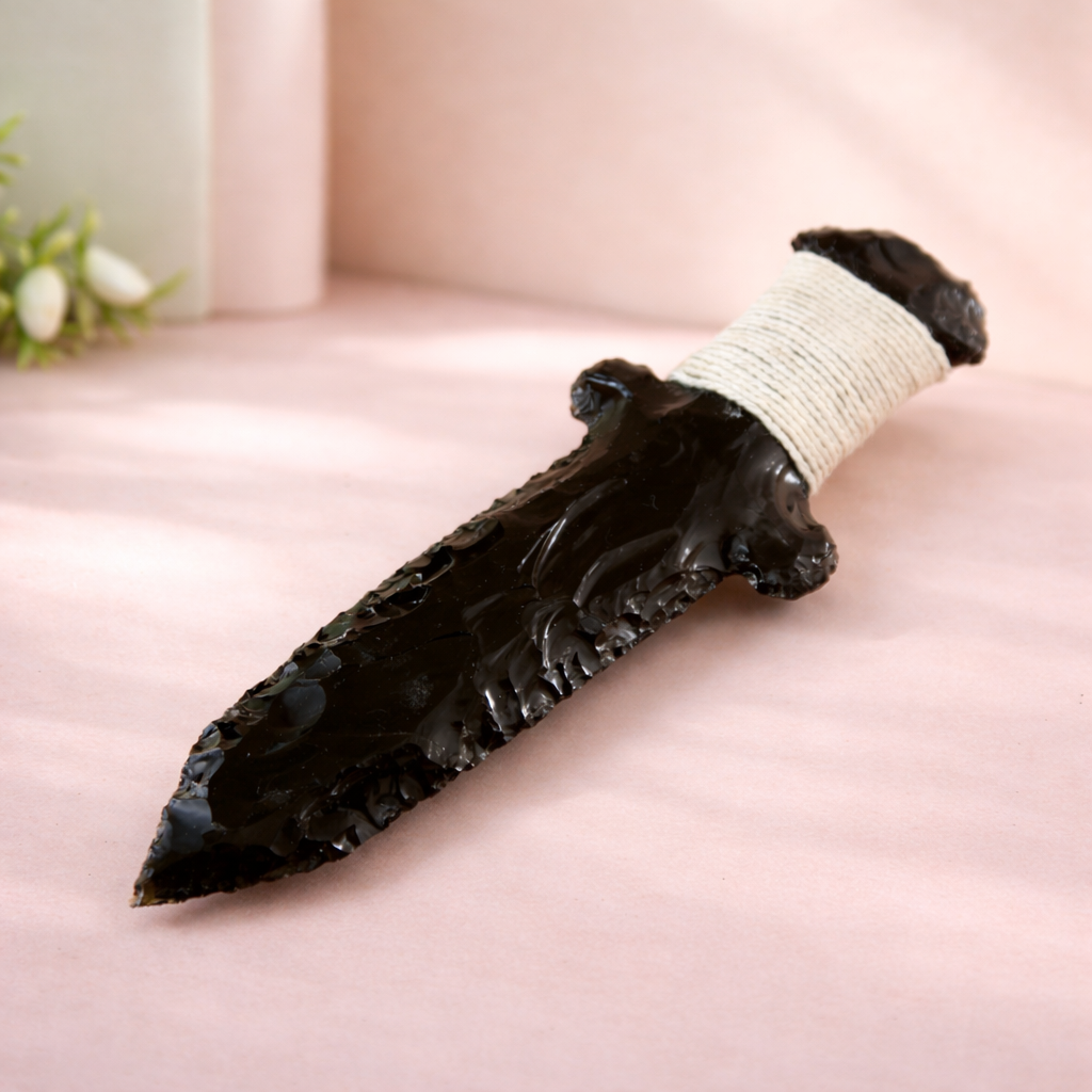 Selenite Knife for Powerful Energy Cleansing and Protection