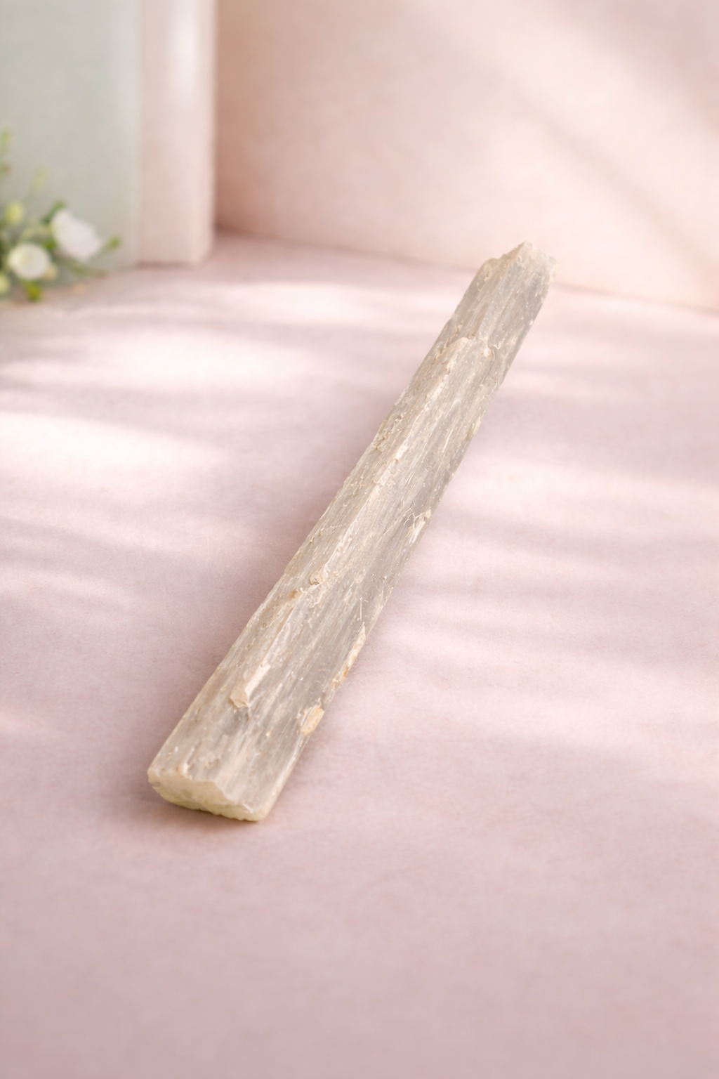 Selenite Wand for Aura Cleansing and Spiritual Healing
