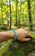 Sky Blue Premium Firoza Crystal Bracelet Men & Women