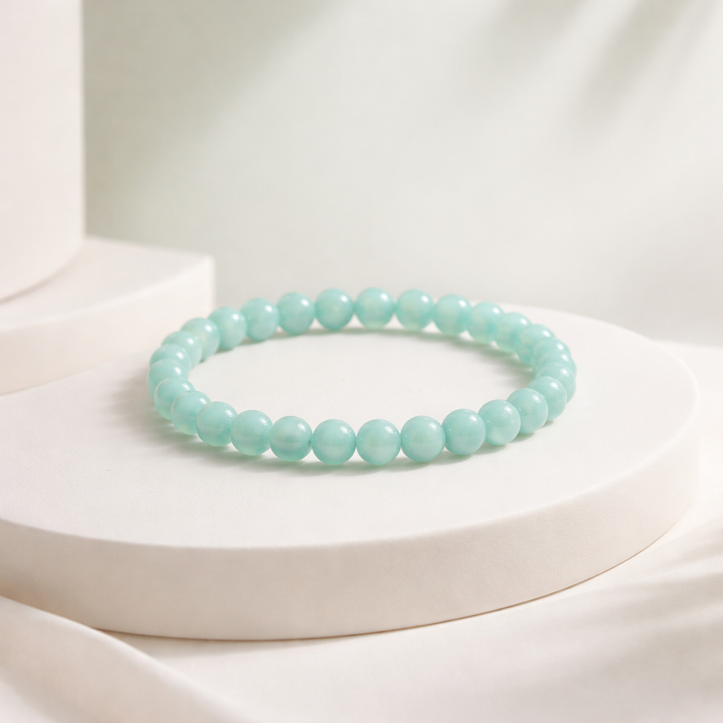 Aquamarine Premium Crystal Bracelet Men & Women