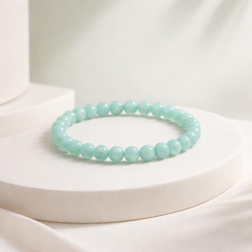 Aquamarine Premium Crystal Bracelet Men & Women