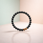 Charcoal Premium Sulemani Crystal Bracelet Men & Women