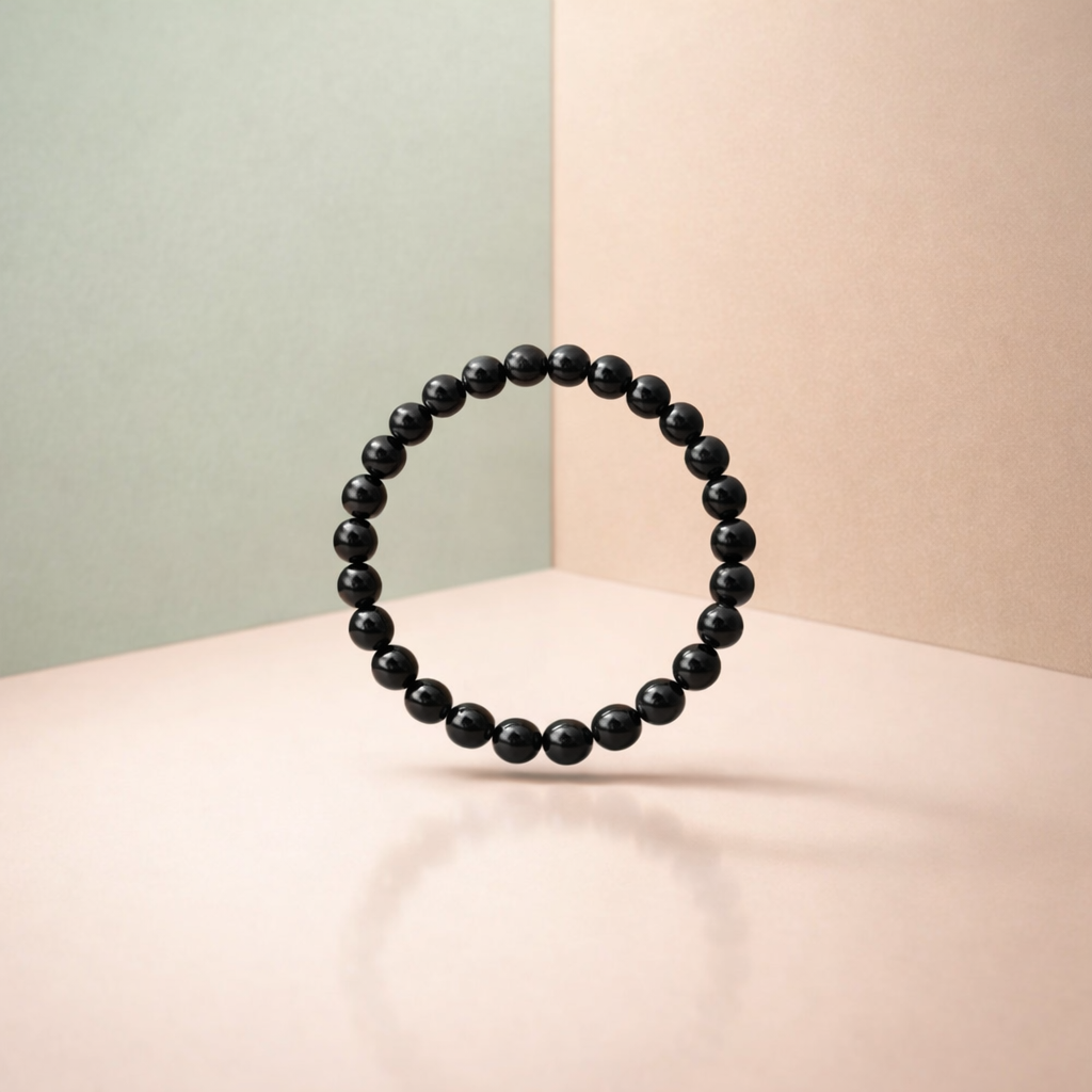 Black Premium Tourmaline Crystal Bracelet Men & Women