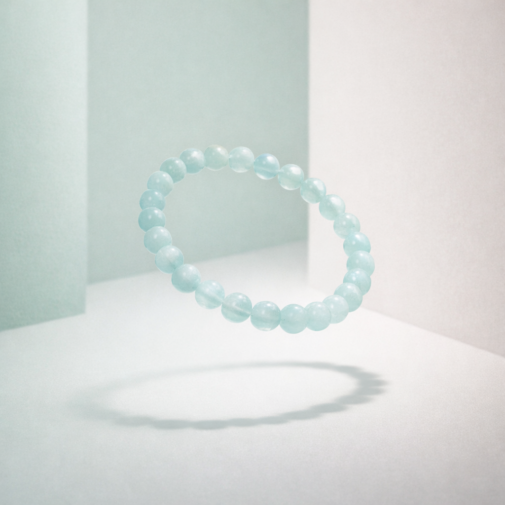 Aquamarine Premium Crystal Bracelet Men & Women