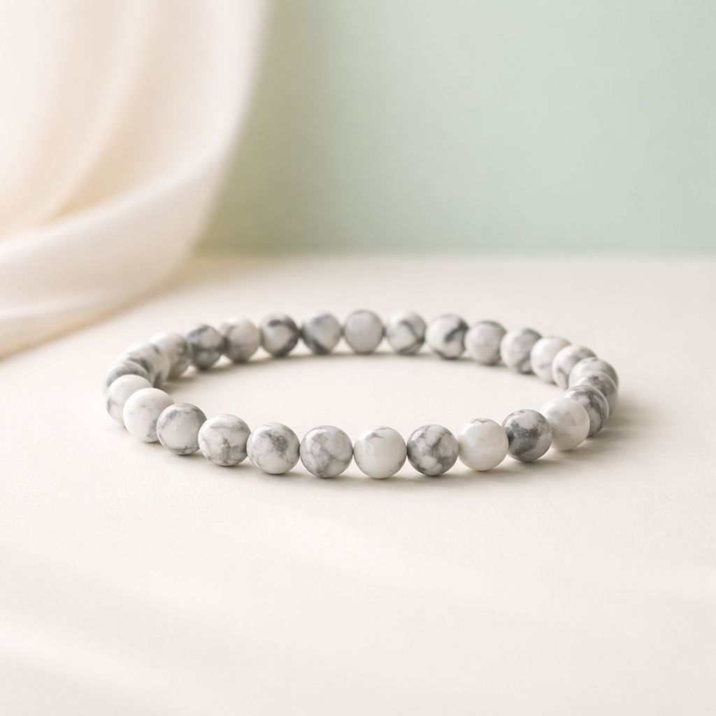 White Premium Moonstone Crystal Bracelet Men & Women
