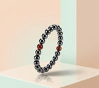 Charcoal Premium Sulemani Crystal Bracelet Men & Women