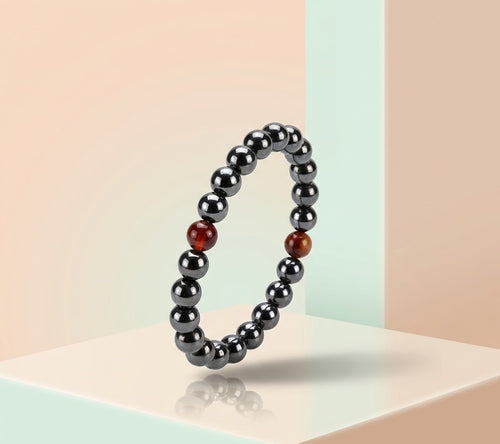 Charcoal Premium Sulemani Crystal Bracelet Men & Women